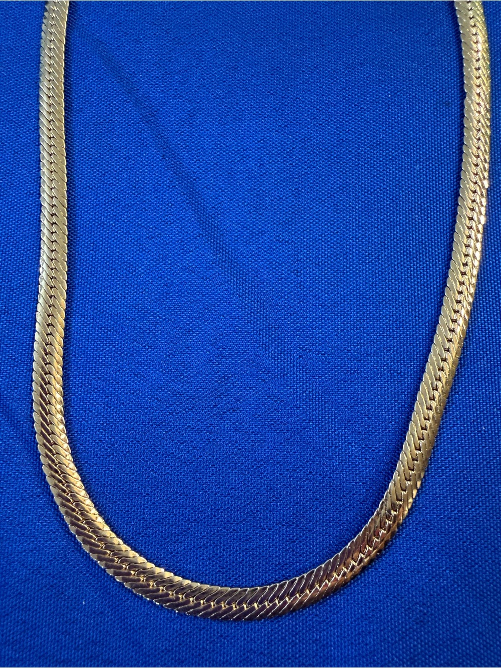 Park Lane Gold Herringbone Chain Necklace New